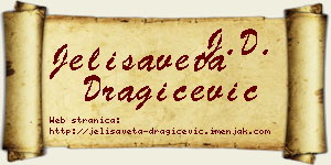 Jelisaveta Dragičević vizit kartica